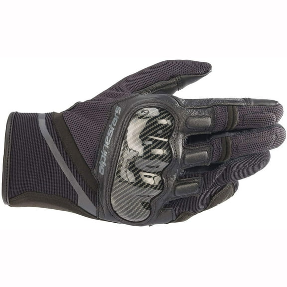Alpinestars Chrome Mens Textile Motorcycle Gloves Black/Gray XL