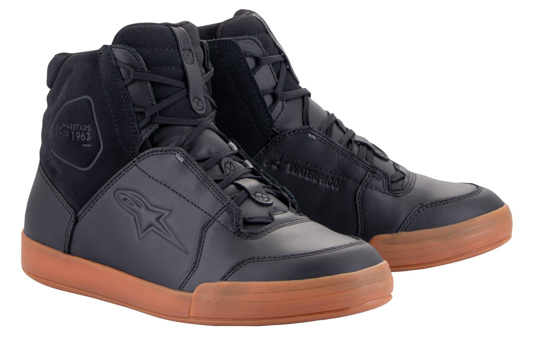 Alpinestars Chrome Mens Waterproof Motorcycle Shoes Black 12