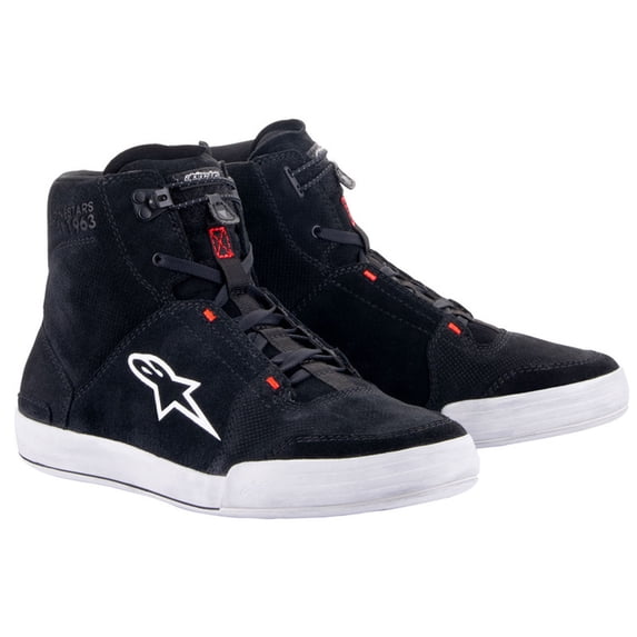 Alpinestars Chrome Riding Shoes (10, Black/Gray/Red Fluo)