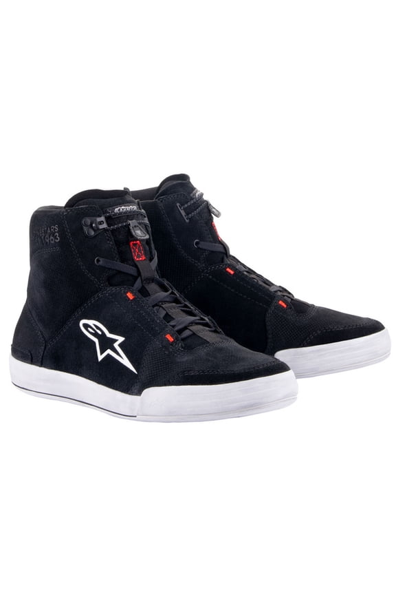 Chrome Riding Shoes (10, Black/Gray/Red Fluo)