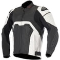 thumbnail image 1 of Alpinestars Core Airflow Leather Men's Street Motorcycle Jacket - Black/White / 46 36, 1 of 2
