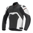 thumbnail image 1 of Alpinestars Core Mens Leather Jacket Black/White 58 EUR, 1 of 2