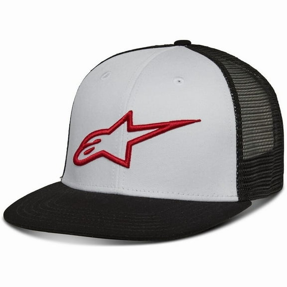 Alpinestars Corp Snapback Trucker Hat White/Black