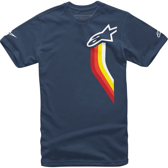 Alpinestars Corsa Mens Short Sleeve T-Shirt Navy SM