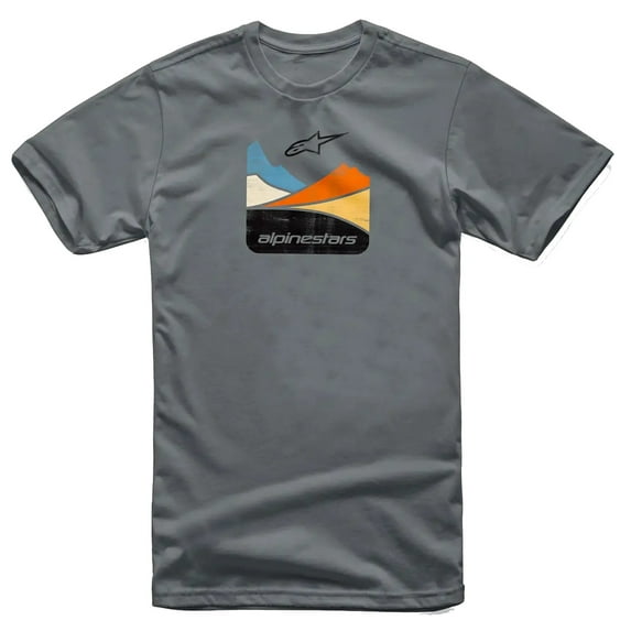 Alpinestars Expo Mens Short Sleeve T-Shirt Charcoal SM