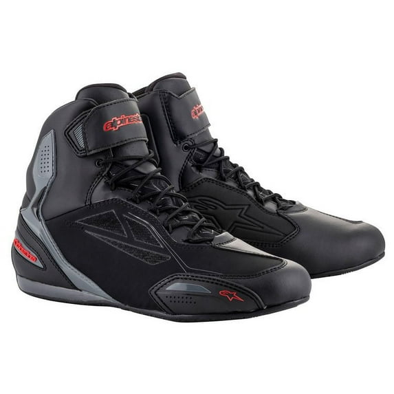Alpinestars Faster 3 Mens Drystar Shoes Black/Gray/Red 9.5 USA