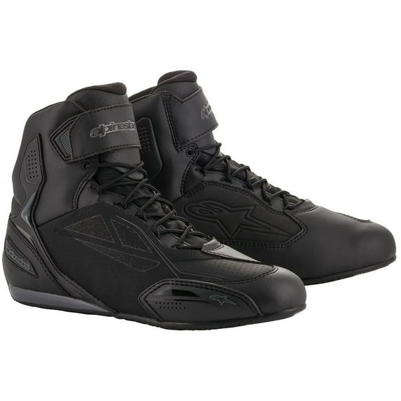 Alpinestars Faster 3 Mens Drystar Shoes Black/Gray 8.5 USA