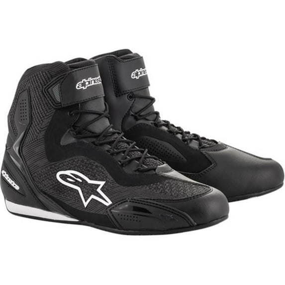 Alpinestars Faster-3 Rideknit Mens Motorcycle Road Riding Shoe - Black - 7