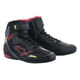 thumbnail image 1 of Alpinestars Faster-3 Rideknit Mens Motorcycle Shoes-Black/Red/Yellow Fluo-10.5, 1 of 7