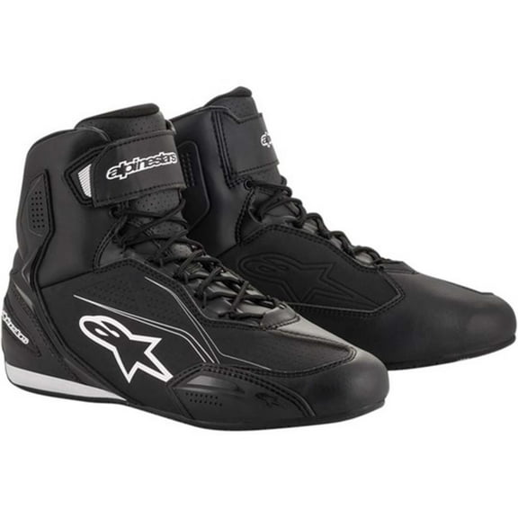 Alpinestars Faster 3 Mens Motorcycle Shoes Black 14 USA