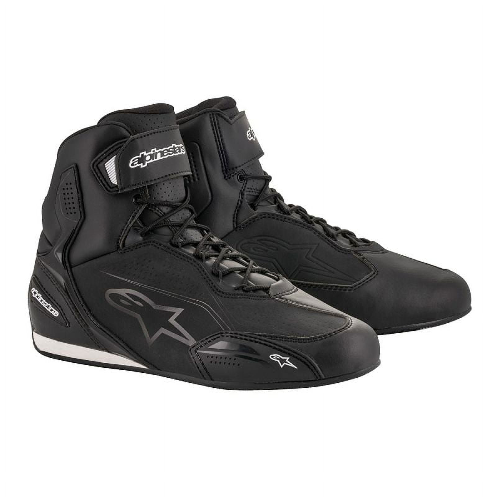 Alpinestars Faster 3 Mens Drystar Shoes Black/Gray/Yellow 6 USA