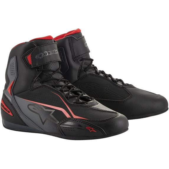 Alpinestars Faster 3 Mens Motorcycle Shoes Black/Gray 13 USA