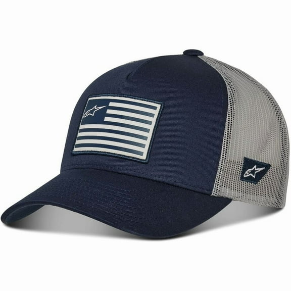 Alpinestars Flag Snapback Mesh Hat Navy/Gray