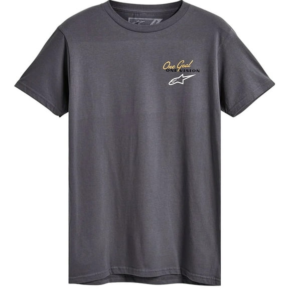 Alpinestars Flagged Mens Short Sleeve T-Shirt Charcoal XXL