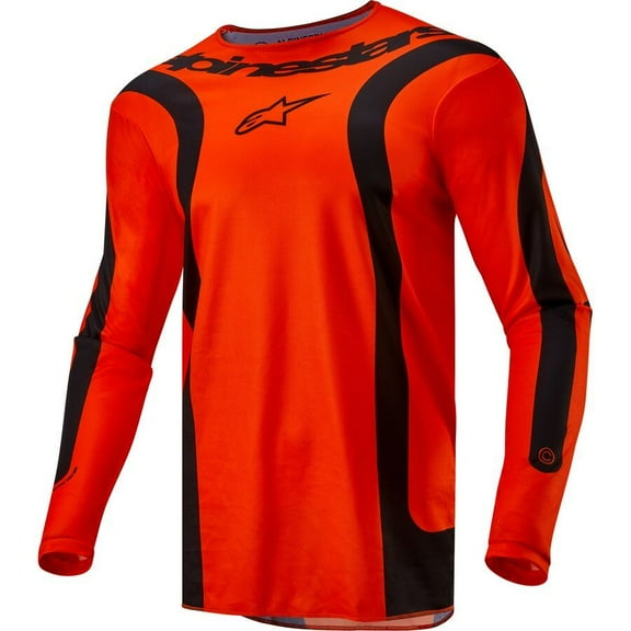 Alpinestars Fluid Lurv Jersey (Medium, Hot Orange/Black)