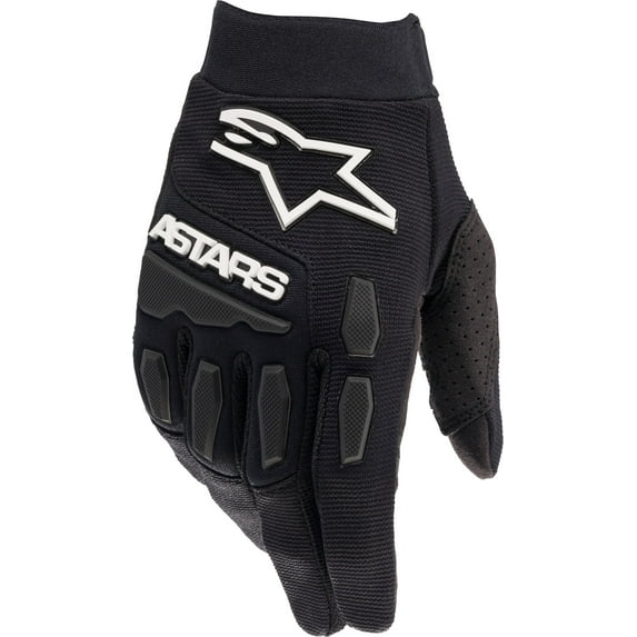 Alpinestars Full Bore Youth MX Offroad Gloves Black/White XS