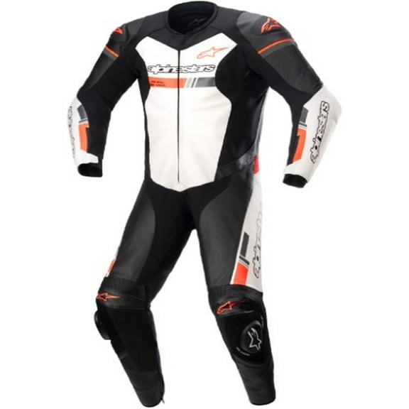 Alpinestars GP Force Chaser Mens 1pc Leather Motorcycle Suit Black/White 56 EUR