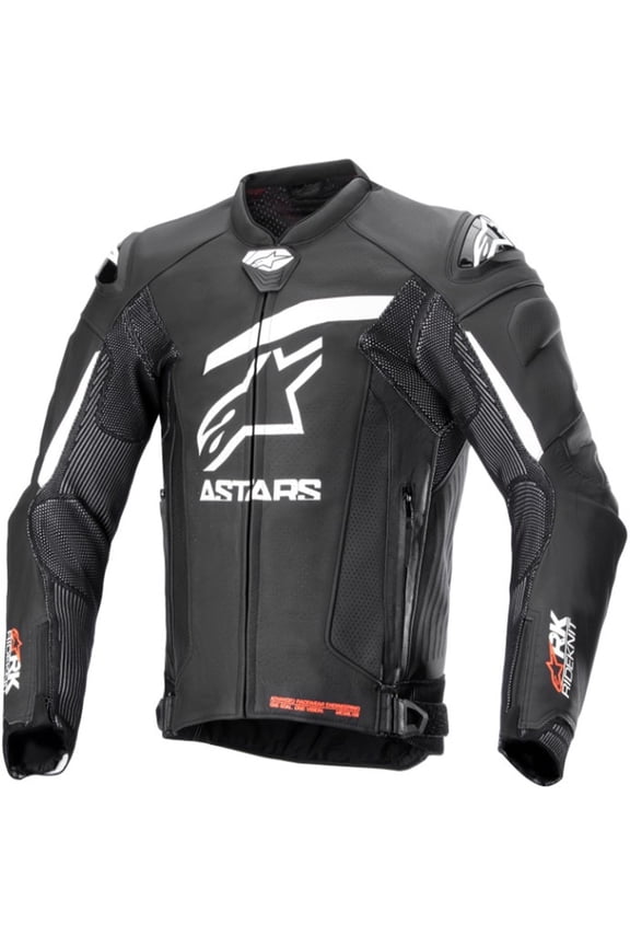 GP Plus R V4 Rideknit Mens Motorcycle Jacket Black/White 56 EUR