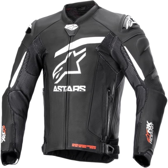 Alpinestars GP Plus R V4 Rideknit Mens Motorcycle Jacket Black/White 60 EUR