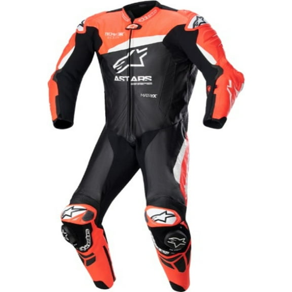 Alpinestars GP Plus V4 Mens Leather Motorcycle 1-pc Suit Black/Red/White 52 EUR
