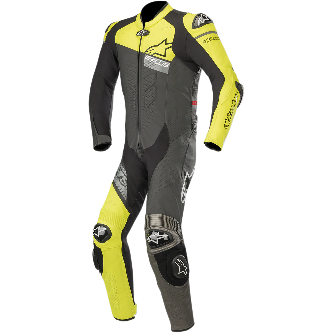 Alpinestars GP Plus Venom 1pc Leather Suit Black/Yellow Fluo/Gray 58 EUR