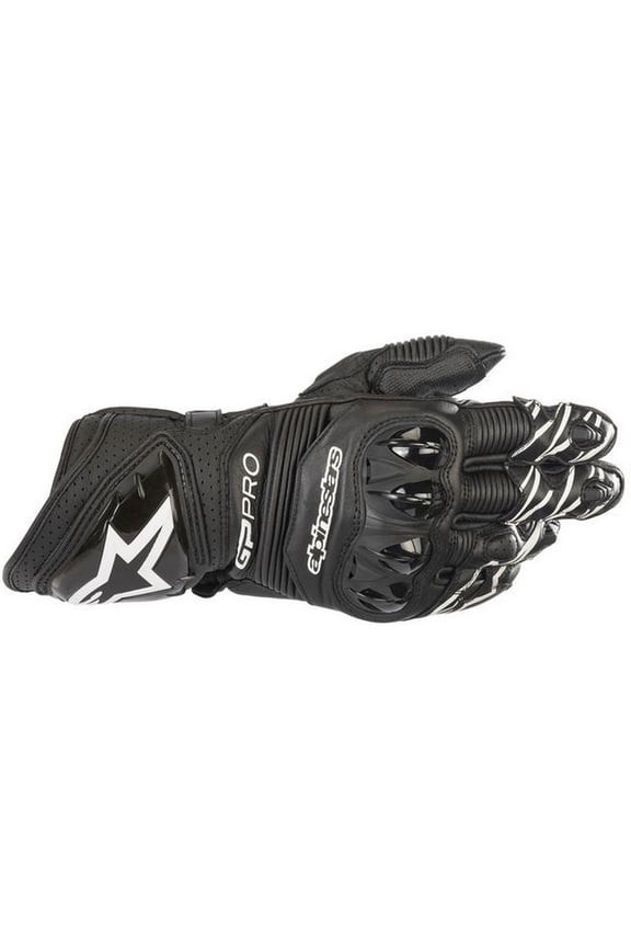 GP Pro RS3 Mens Leather Motorcycle Gloves Black 3XL