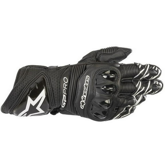 Alpinestars GP Pro RS3 Mens Leather Motorcycle Gloves Black MD