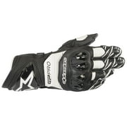Alpinestars GP Pro RS3 Mens Leather Motorcycle Gloves Black/White 3XL