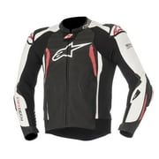 Alpinestars GP Tech V2 Mens Leather Jacket Black/White/Red 52 EUR