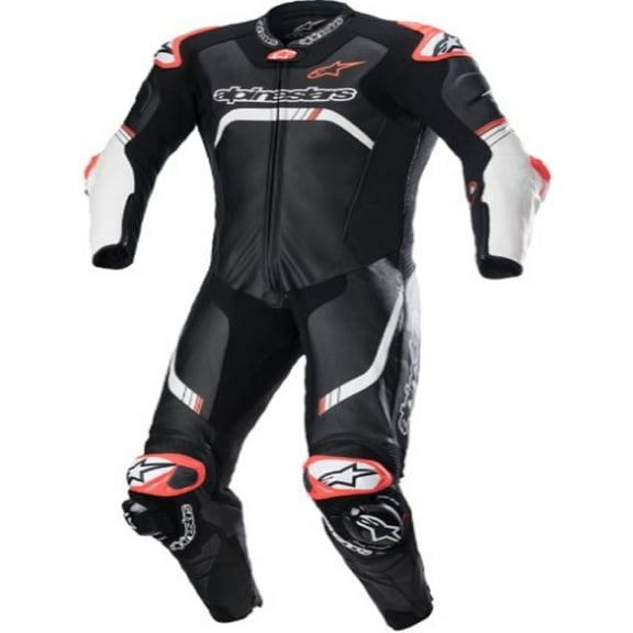 Alpinestars GP Tech V4 Mens Motorcycle 1-Pc Suit Black/White 58 EUR
