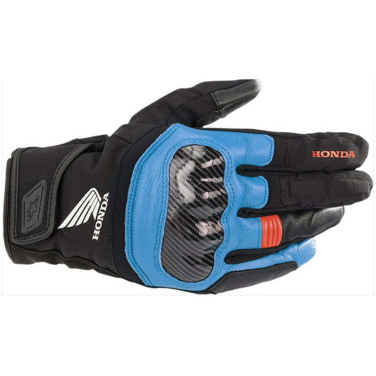 Alpinestars SMX Z Honda Mens Waterproof Motorcycle Gloves Blue Black SM Walmart