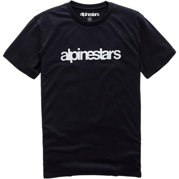 Alpinestars Heritage Word Mens Short Sleeve T-Shirt Black LG