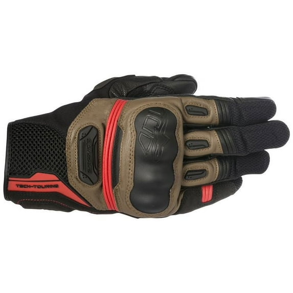 Alpinestars Highlands Gloves - Black/Brown/Red - Md