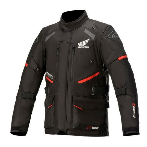 Alpinestars Honda Andes V3 Mens Drystar Motorcycle Jacket Black XXL