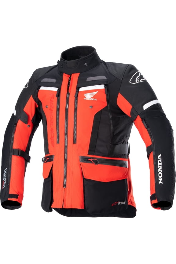Honda Bogota Pro Mens Drystar Motorcycle Jacket Red/Black 4XL