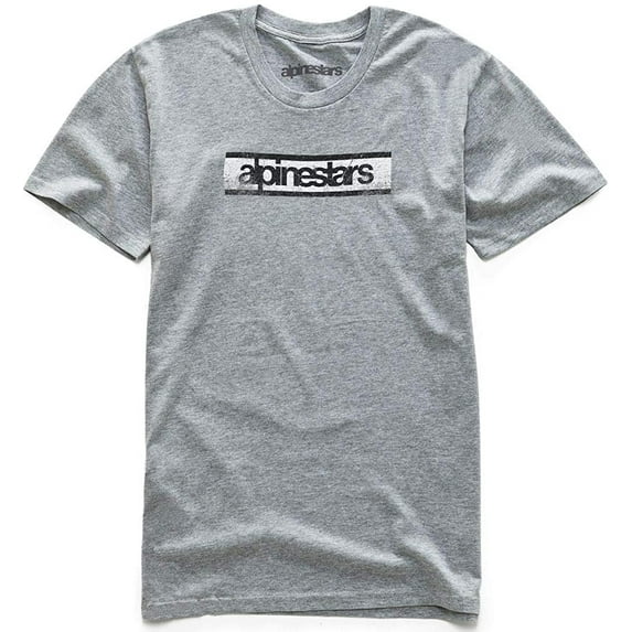 Alpinestars Kenny Men's Short Sleeve Tee Shirt Large Grey Heather