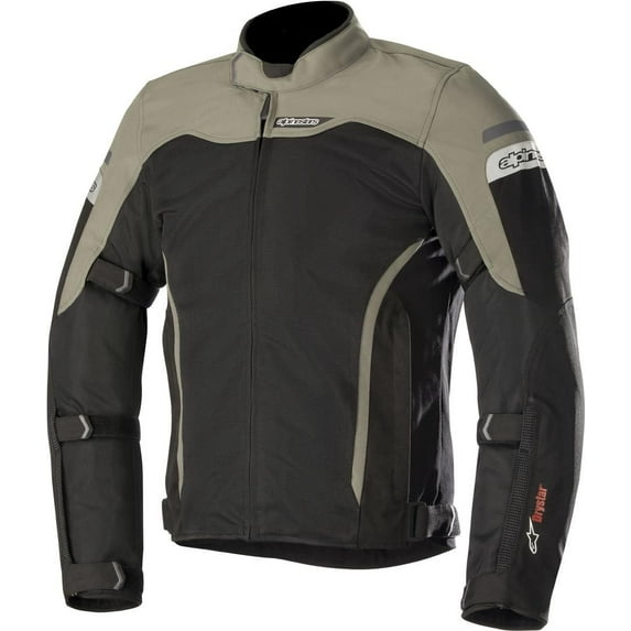 Alpinestars Leonis Drystar Air Motorcycle Jacket Black/Military/Green MD