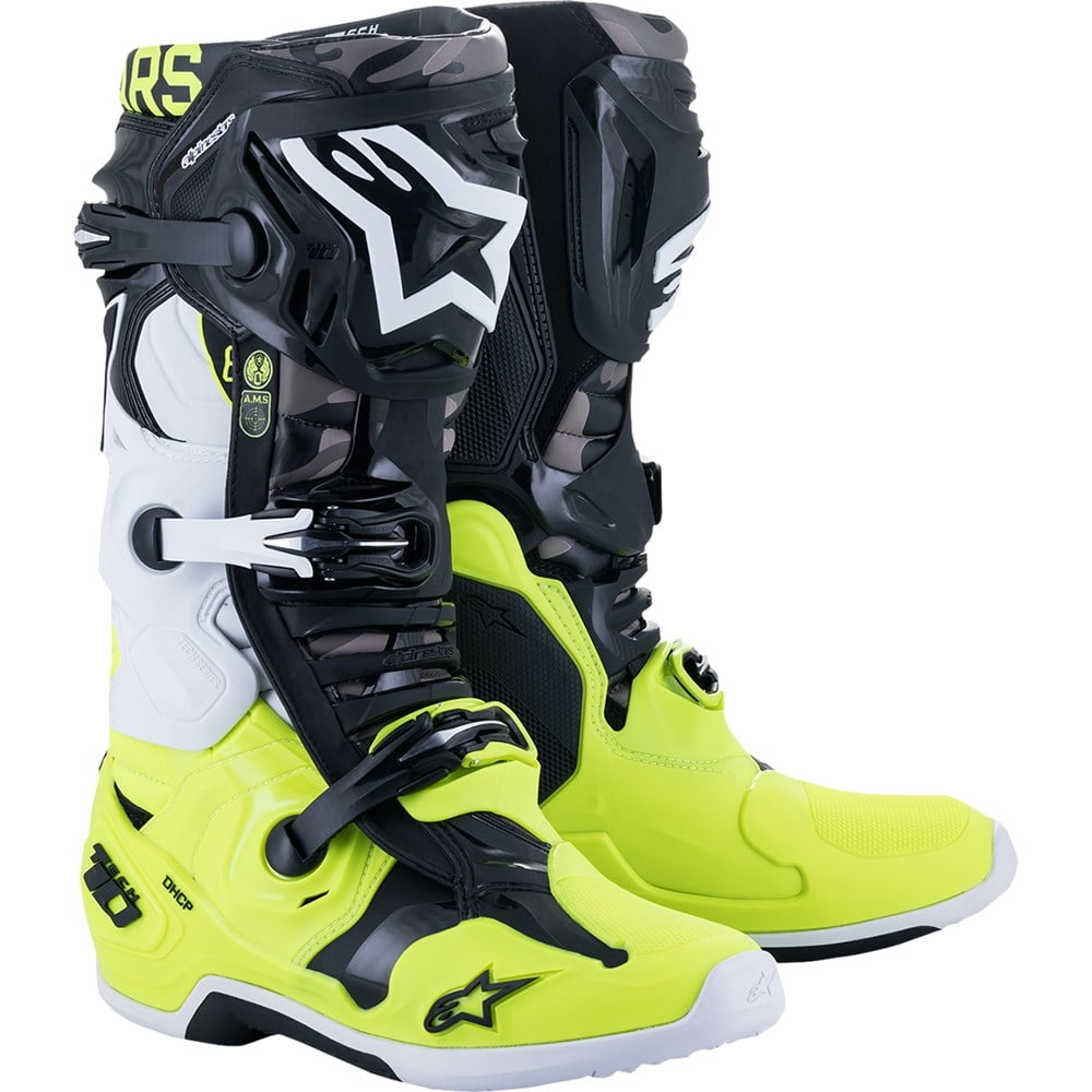Alpinestars Limited Edition Tech 10 AMS '21 Boots - Black/Yellow