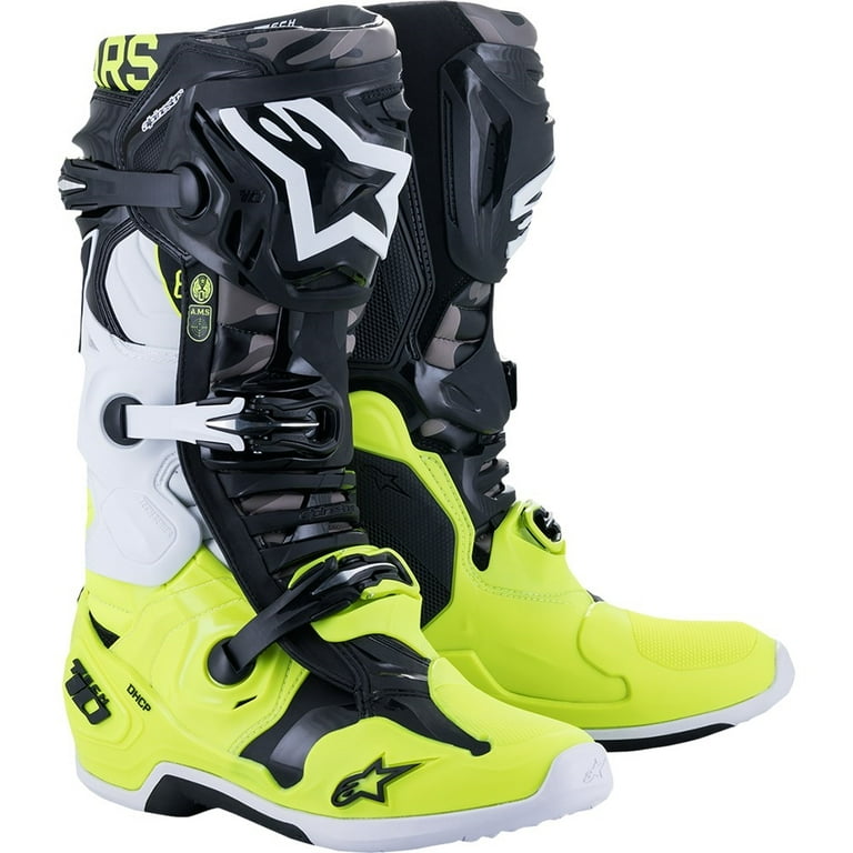 Alpinestars Limited Edition Tech 10 AMS '21 Boots - Black/Yellow