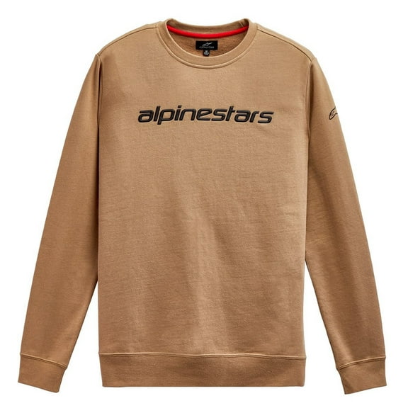 Alpinestars Linear Mens Pullover Sweatshirt Sand/Black XXL