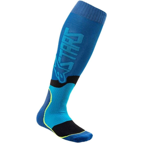 Alpinestars MX Plus-2 Socks Blue/Cyan MD