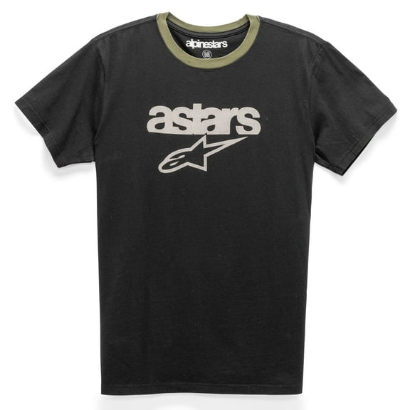 Alpinestars Match Mens Short Sleeve T-Shirt Black/Military XXL
