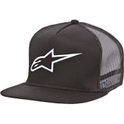 Alpinestars Men's Corp Trucker Snapback, Black/Black, One Size