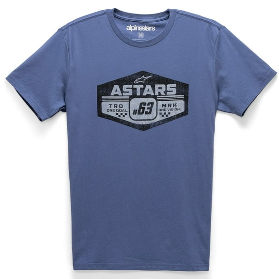 Alpinestars Gripper Mens Short Sleeve T-Shirt Blue XL