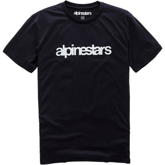Alpinestars Heritage Word Mens Short Sleeve T-Shirt Black XL