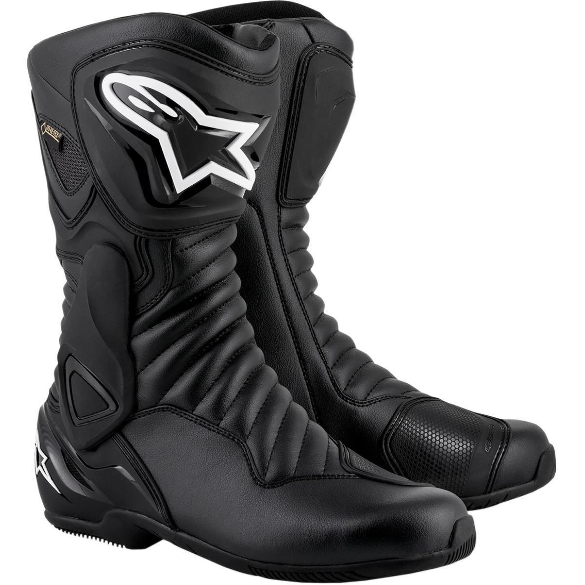 Alpinestars NC Stivali Moto Unisex – Modello SMX-Plus V2, Microfibra, Zip + Velcro, Protezioni Malleole