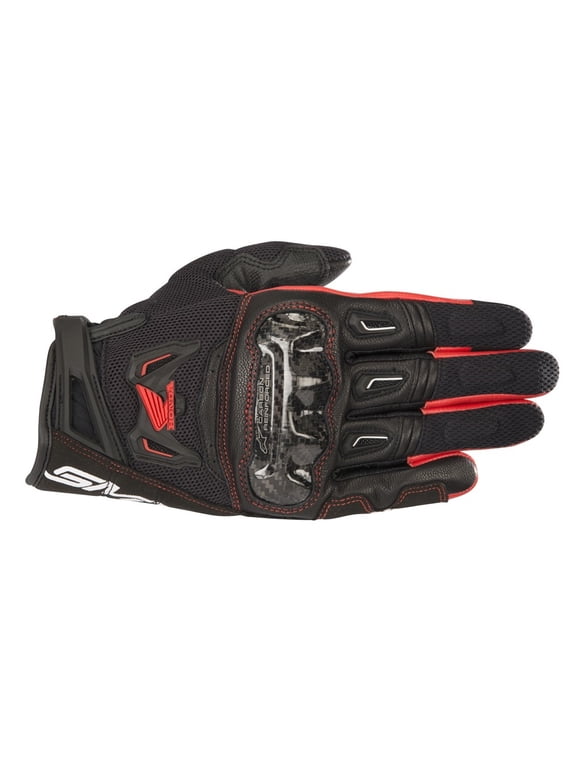 Honda SMX-2 Air Carbon V2 Gloves - Black/Red - Medium 3567818-13-M