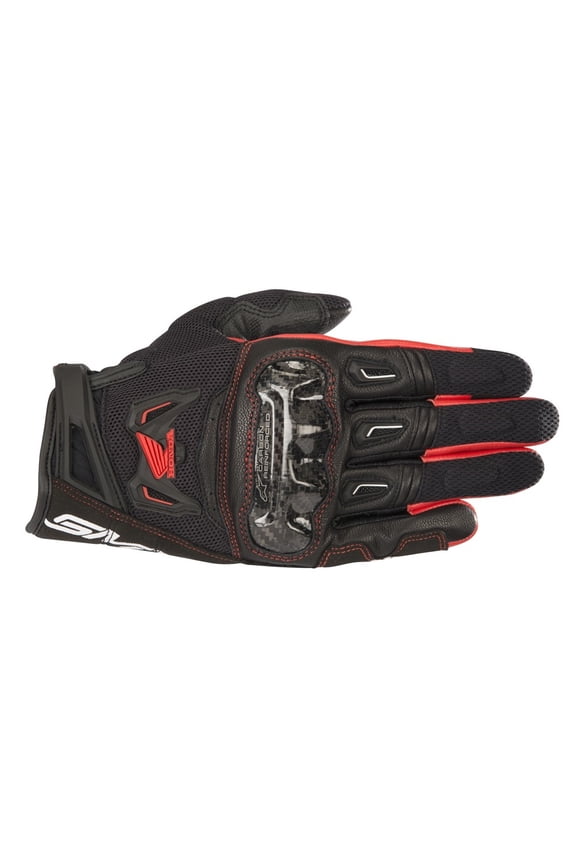 Honda SMX-2 Air Carbon V2 Gloves - Black/Red - Medium 3567818-13-M