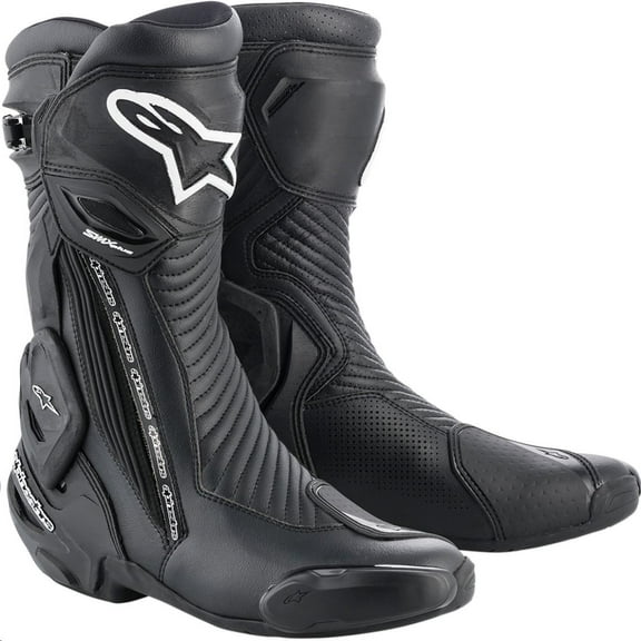 Alpinestars Men's SMX Plus V2 Motorcycle Riding Boot, Black, 43