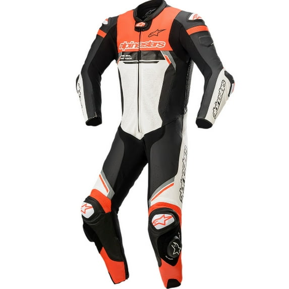 Alpinestars Missile V2 Ignition Mens 1-pc Leather Suit Black/White/Red 60 EUR